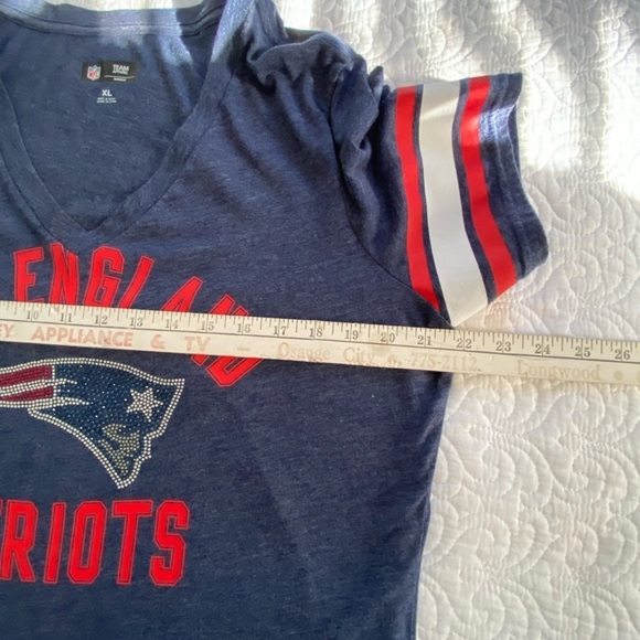 Blue Team Apparel Women’s Short Sleeve Patriots Jersey Size XL - Picture 7 of 9